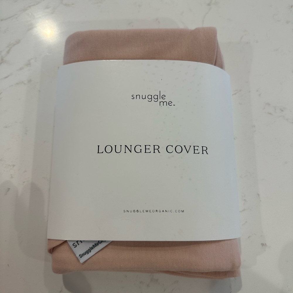New snuggle me organic pink lounger cover